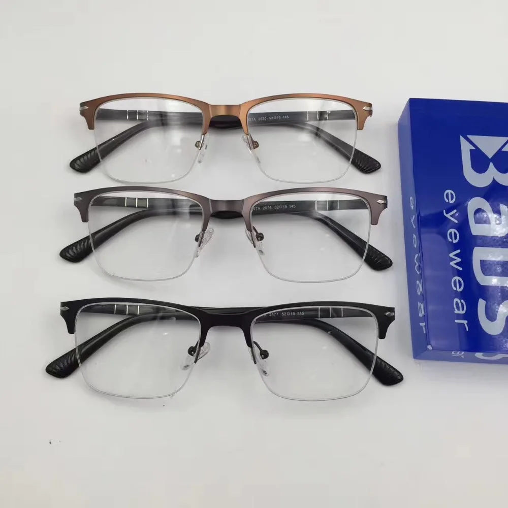 PK Итальянские очки Марка Дизайн мужчины полукадра оптический Близорукость Очки