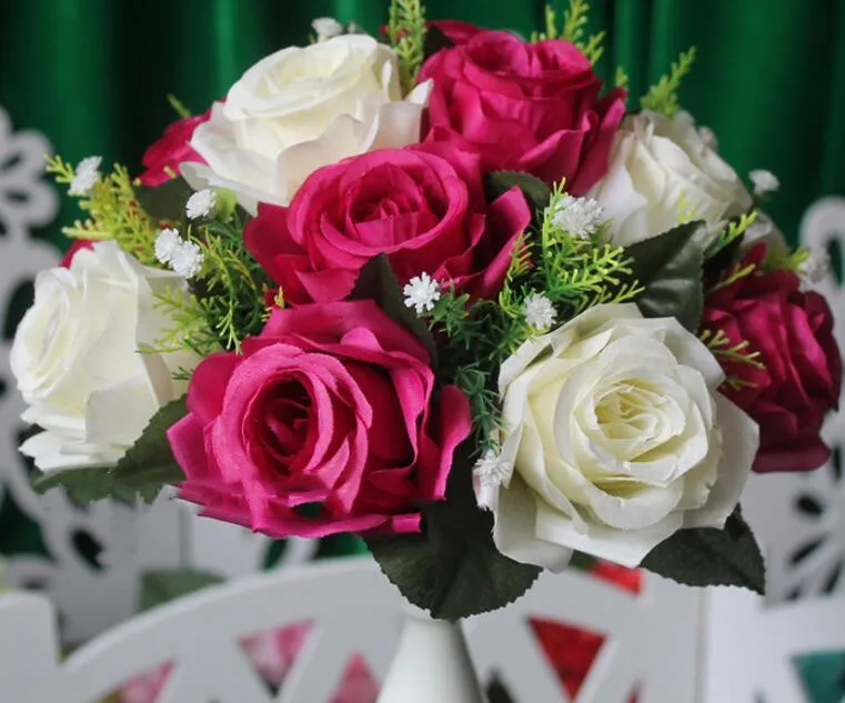 Flower-F Золотая Настольная Ваза, металлическая ваза для цветов, столешница для свадьбы, дорога, ведущий цветок, реквизит для обустройства, свадебное украшение - Цвет: Flower-F