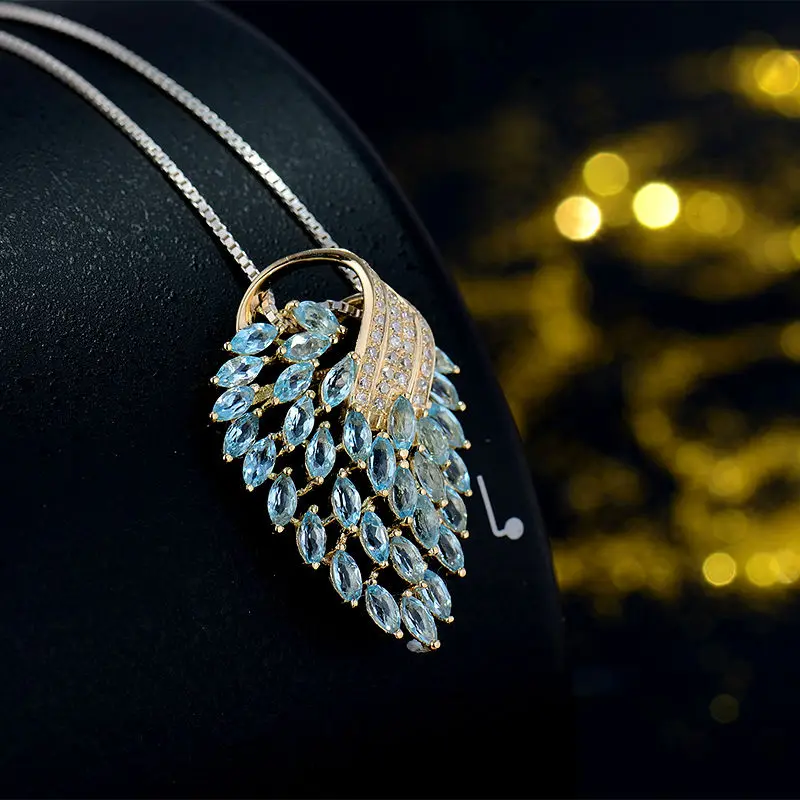 Loverjewelry однотонный кулон из 18 каратного желтого золота с натуральным бриллиантом