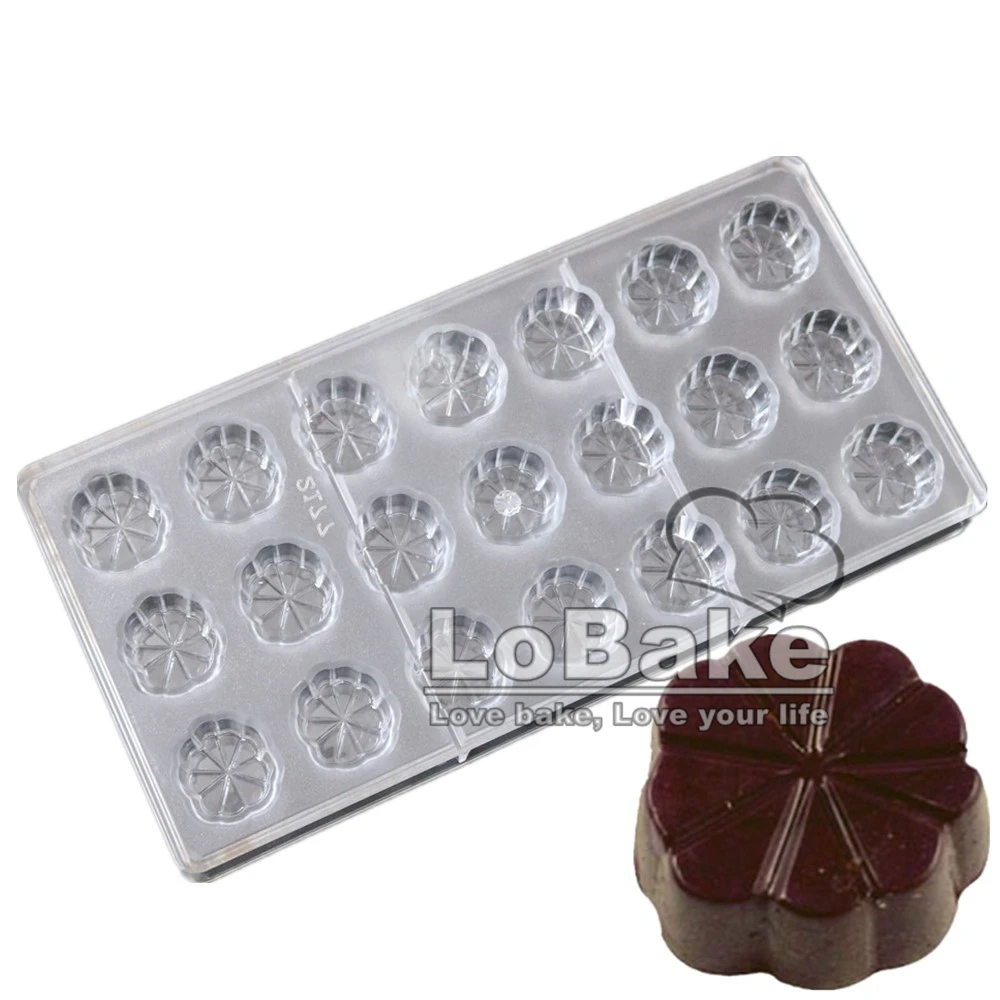 Силиконовые формочки для шоколада в форме цветка, 21 цветок