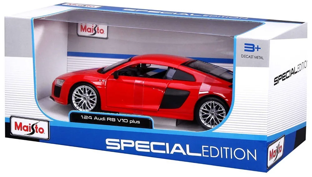 Maisto 1:24 Audi R8 V10 плюс литая под давлением модель гоночный автомобиль Транспортное
