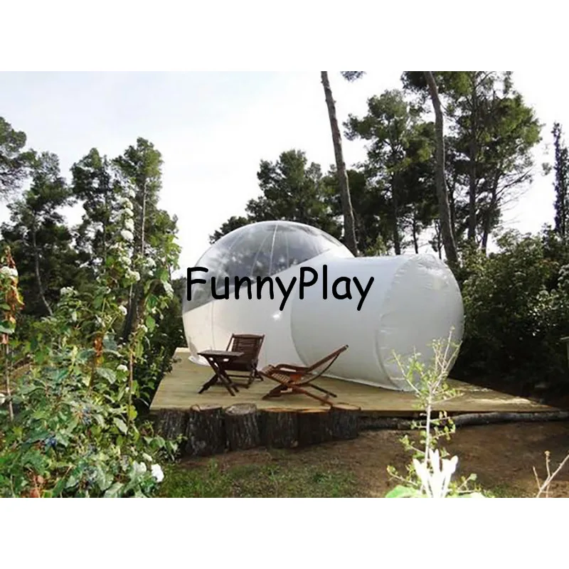 Надувная белая пузырьковая палатка водонепроницаемая для гостиной и улицы