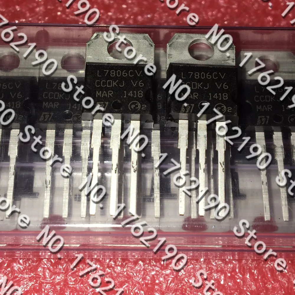 

Новый точечный регулятор L7806 L7806CV 1.5A 6V TO-220, 50 шт./лот