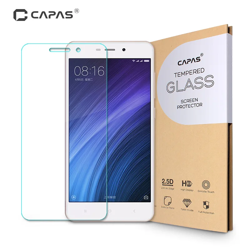 Закаленное стекло для Xiaomi Redmi 4A Защитная пленка экрана оригинальные capas