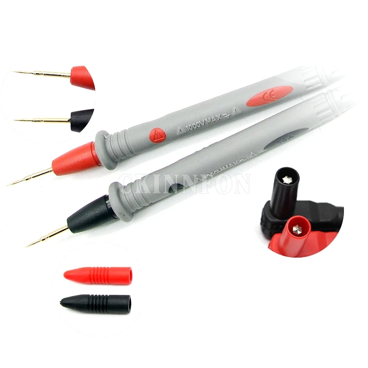 

DHL 50Pair 100PCS 1000V 10A/20A Needle Table Pen Universal Digital Multimeter Multi Meter Test Lead Probe Wire Pen Cable