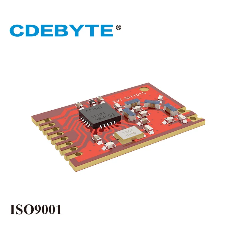E07 M1101S CC1101 433 mhz 10mW Stamp Анна тенна отверстия IoT uhf беспроводной трансивер CDEBYTE