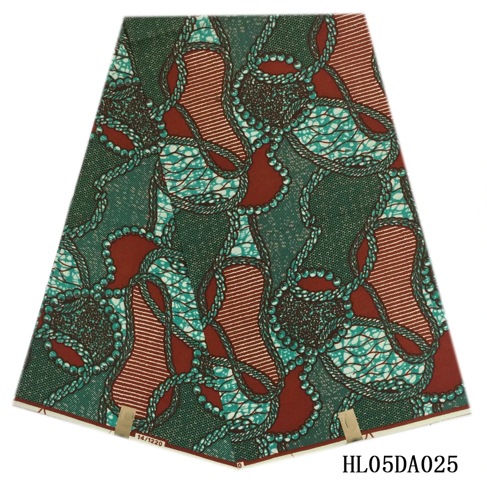 Latest Red Color Ankara Wax Prints Fabric High Quality African For Women Party Dresses 6 Yards 100% Cotton Material | Дом и сад