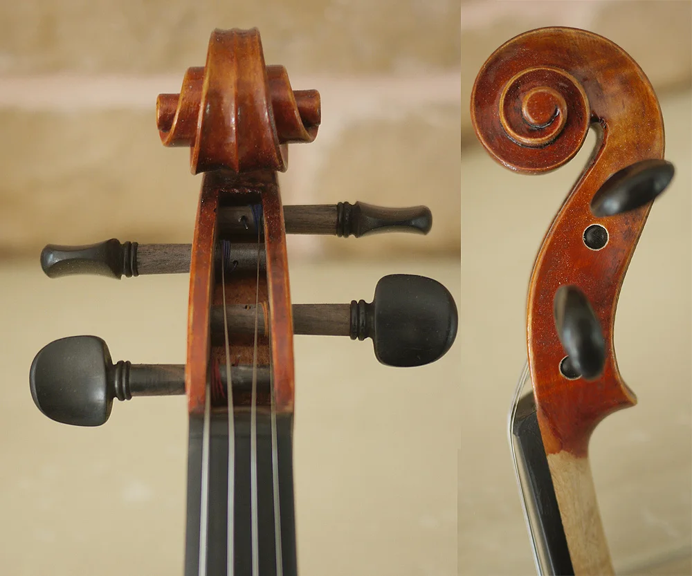 Антикварная модель скрипки StradIvarius 1715. 100% лак ручной работы. No.2433. Звук мощный и