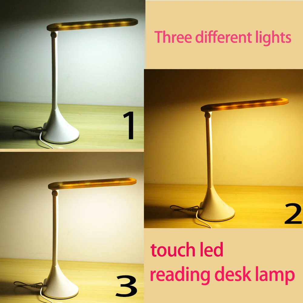 Manicure Night vision lamp Foldable Dimmable Rotatable Eye Care LED Touch-Sensitive Controller USB Charging Port nail tool | Красота и