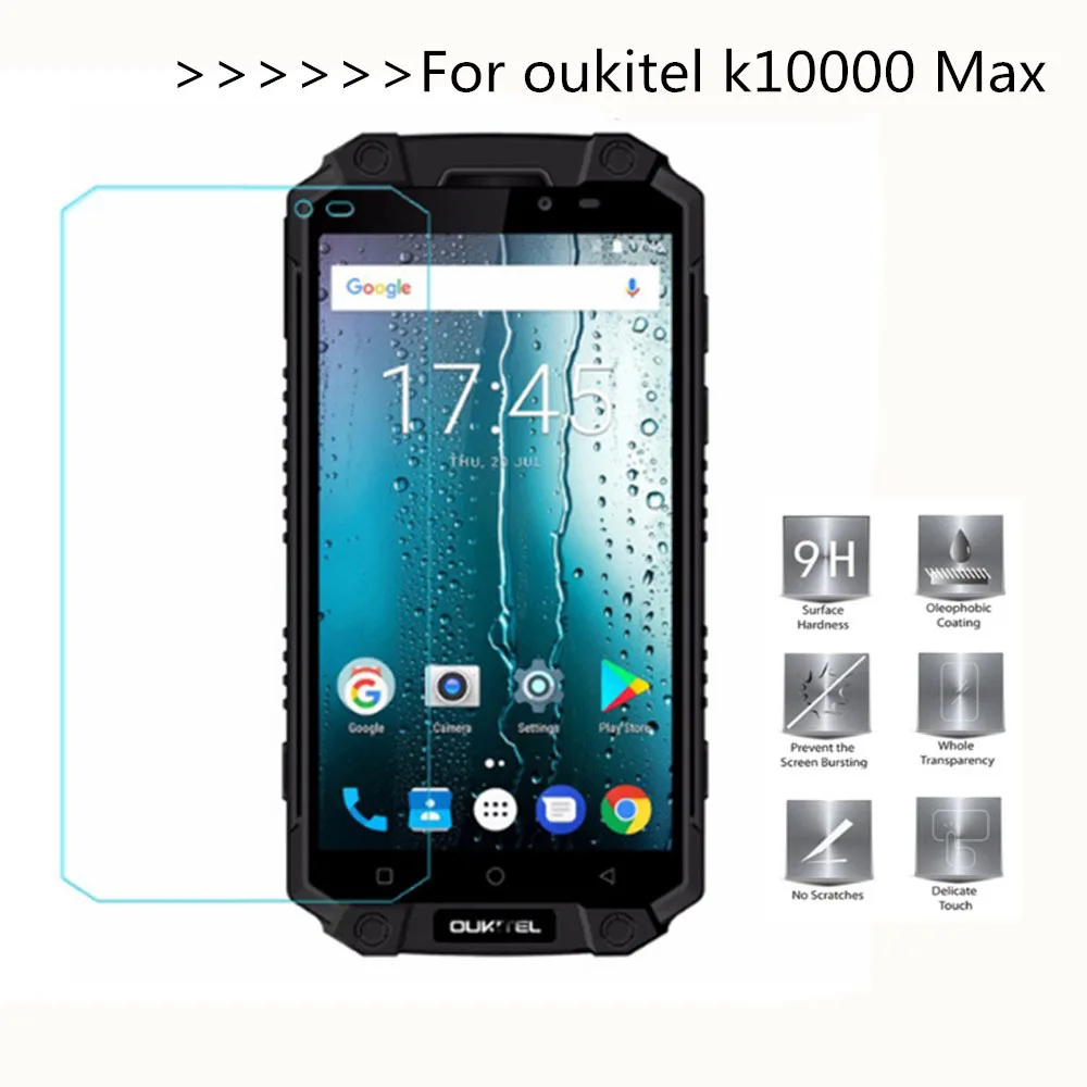 Закаленное стекло Oukitel K10000 MAX 9H 2.5D Высококачественная защитная пленка на складе