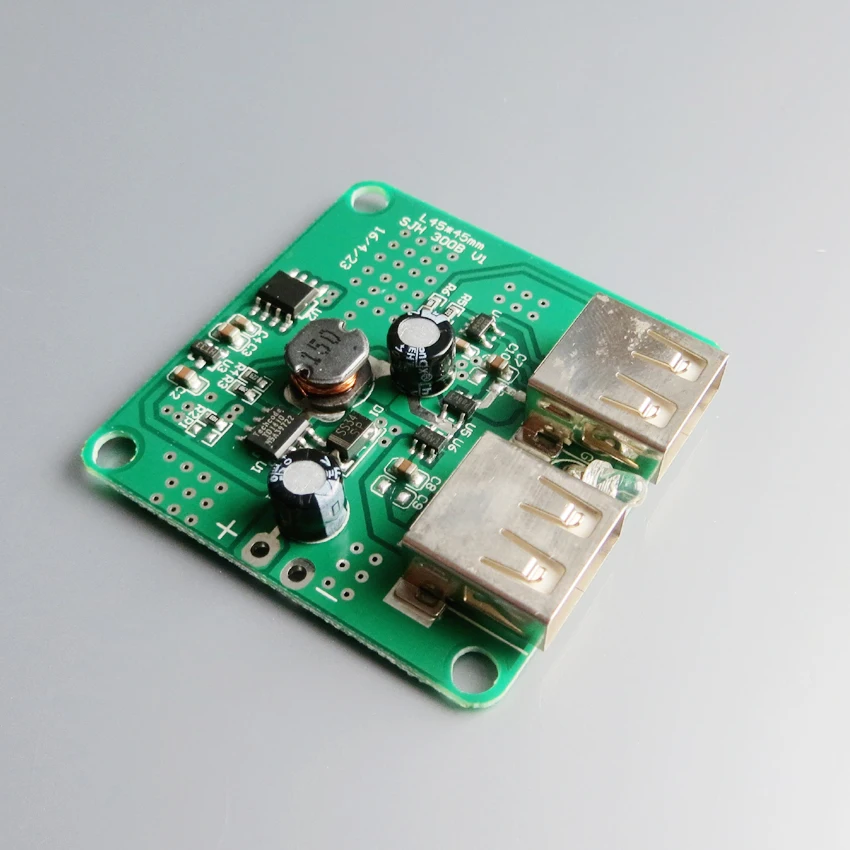 Блок питания на солнечной батарее 5 В 2 А два USB регулятора заряда напряжения 6 в 10