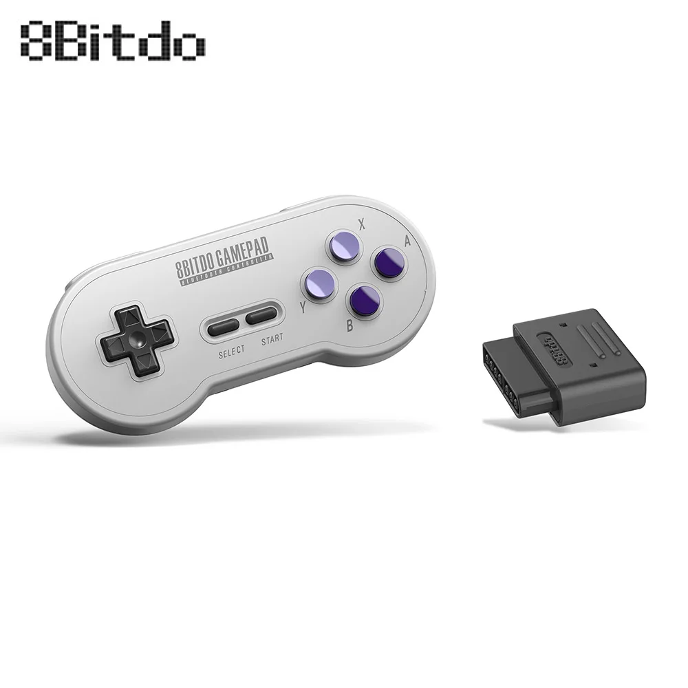 8bitdo SN30 SN версия ретро Беспроводной геймпад с Bluetooth приемник | Электроника