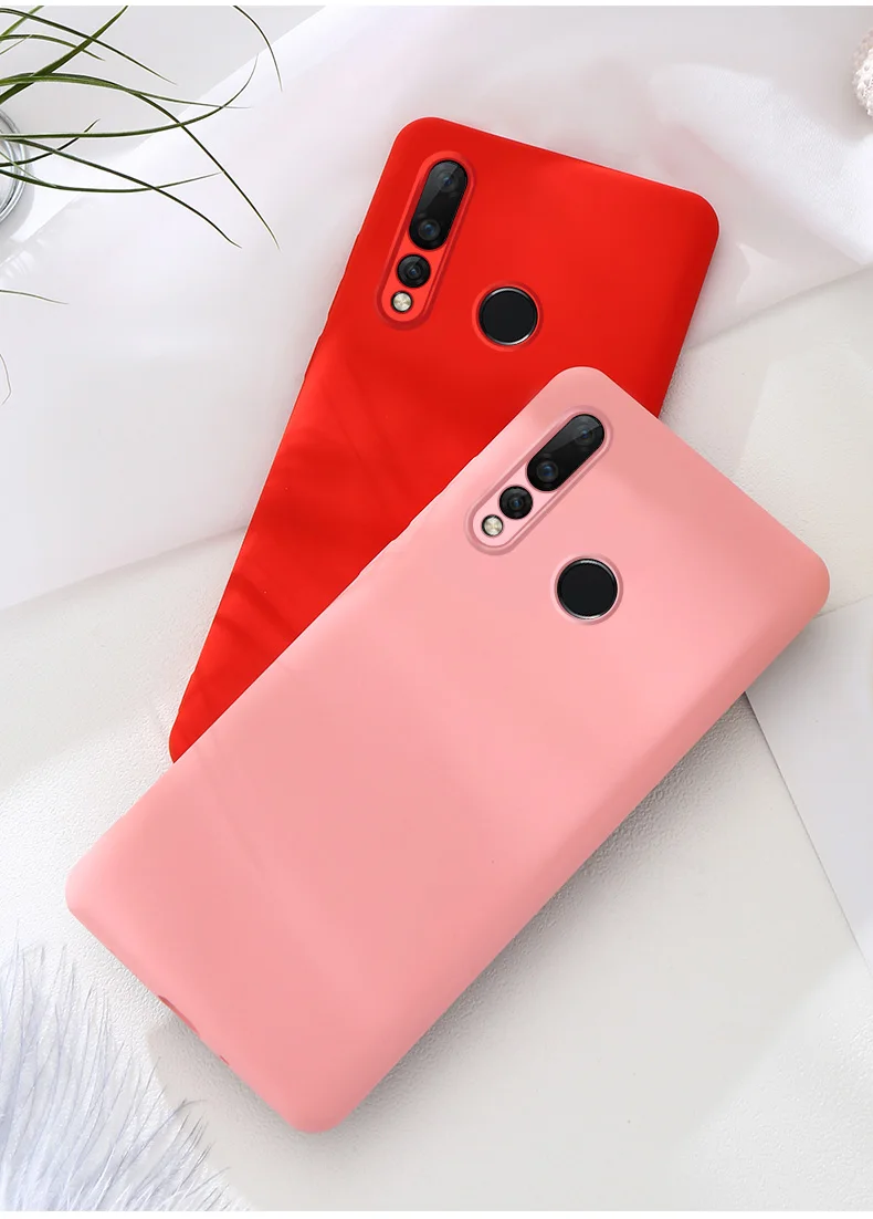 Модный чехол s жидкий силиконовый чехол для huawei P Smart P Smart Plus P Smart Z TPU Мягкий противоударный чехол Fundas