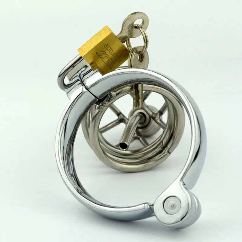 Металлический мужской ремень верности для пениса с член клетка рукавом секс