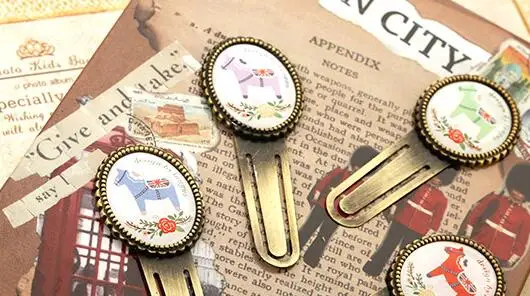 4 шт./упак. Rilakkuma серия Закладка для книги зажим бумаг Бумага Клип Zakka Супер