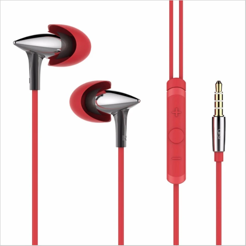 100% Оригинальные UiiSii Hi705 vogue стерео бас наушники Спорт HIFI In ear шумоизоляция 3 5 мм для