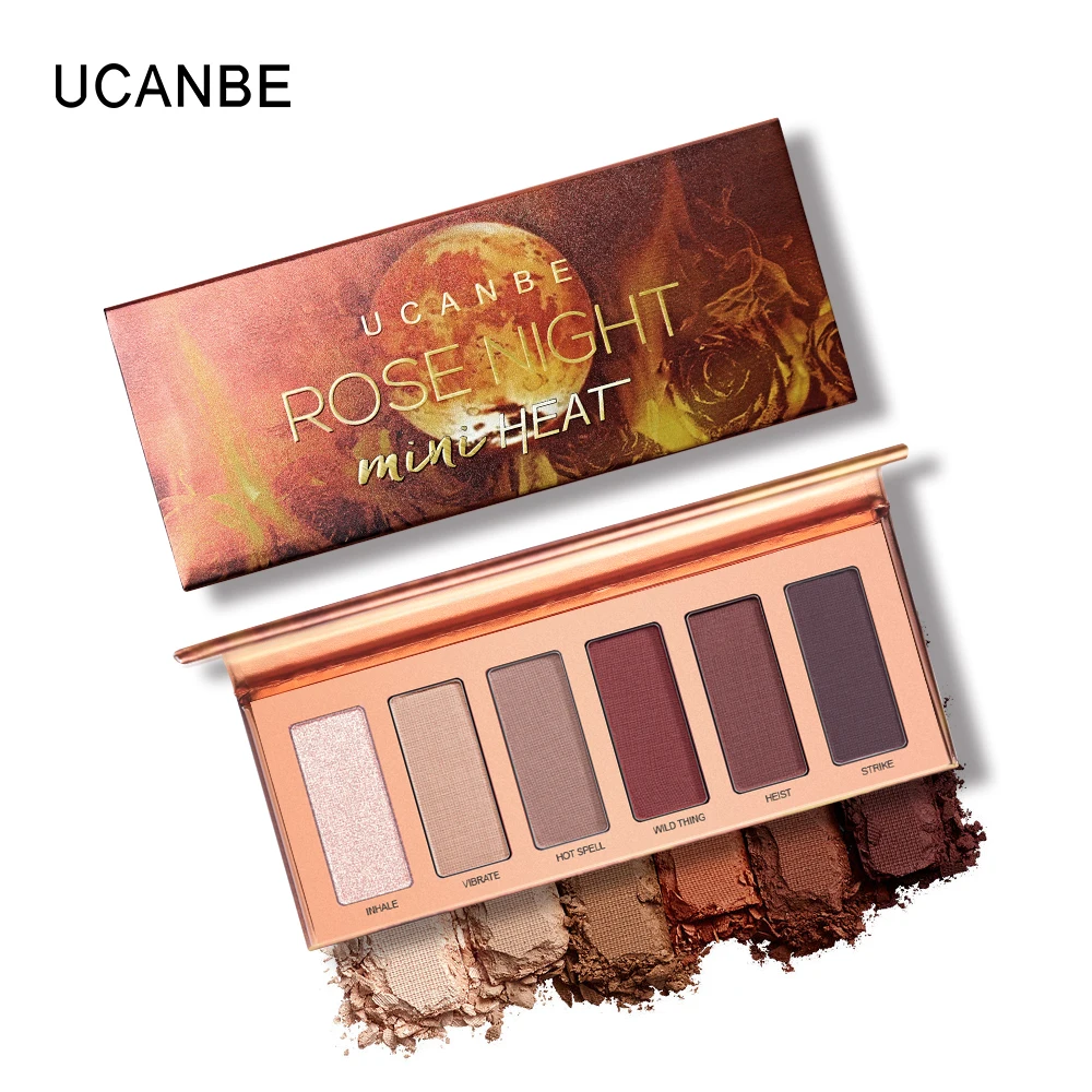 UCANBE Petit Heat матовые тени для век Теплые Натуральные Палитра водостойкая косметика