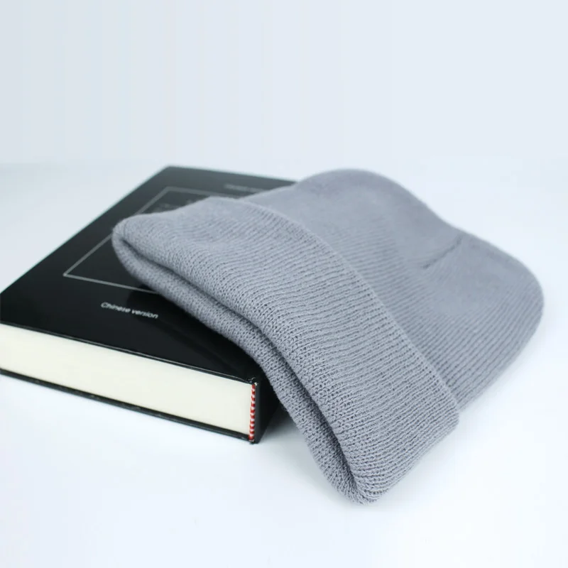2019 New Fashion Winter Hat Women Man Cap Skullies Beanies Unisex Warm Hats Knitted for Men Simple Soft | Аксессуары для одежды