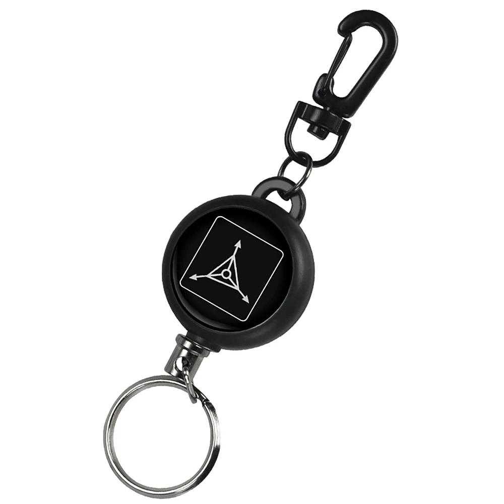 Lixada 3pcs/lot Fishing Zinger Retractors Fly Fishing Anglers Vest Pack Tool Gear Outdoor Camping Hiking Keychain Ring