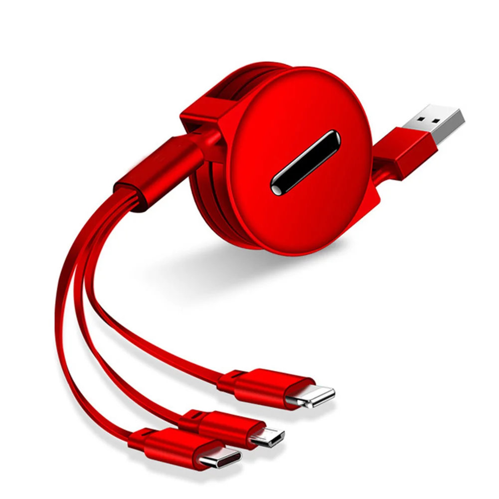 High Quality Multi USB Charger Cable 3 in 1 Multiple Charging Cord Adapter with Mini Type C Micro Port | Электроника