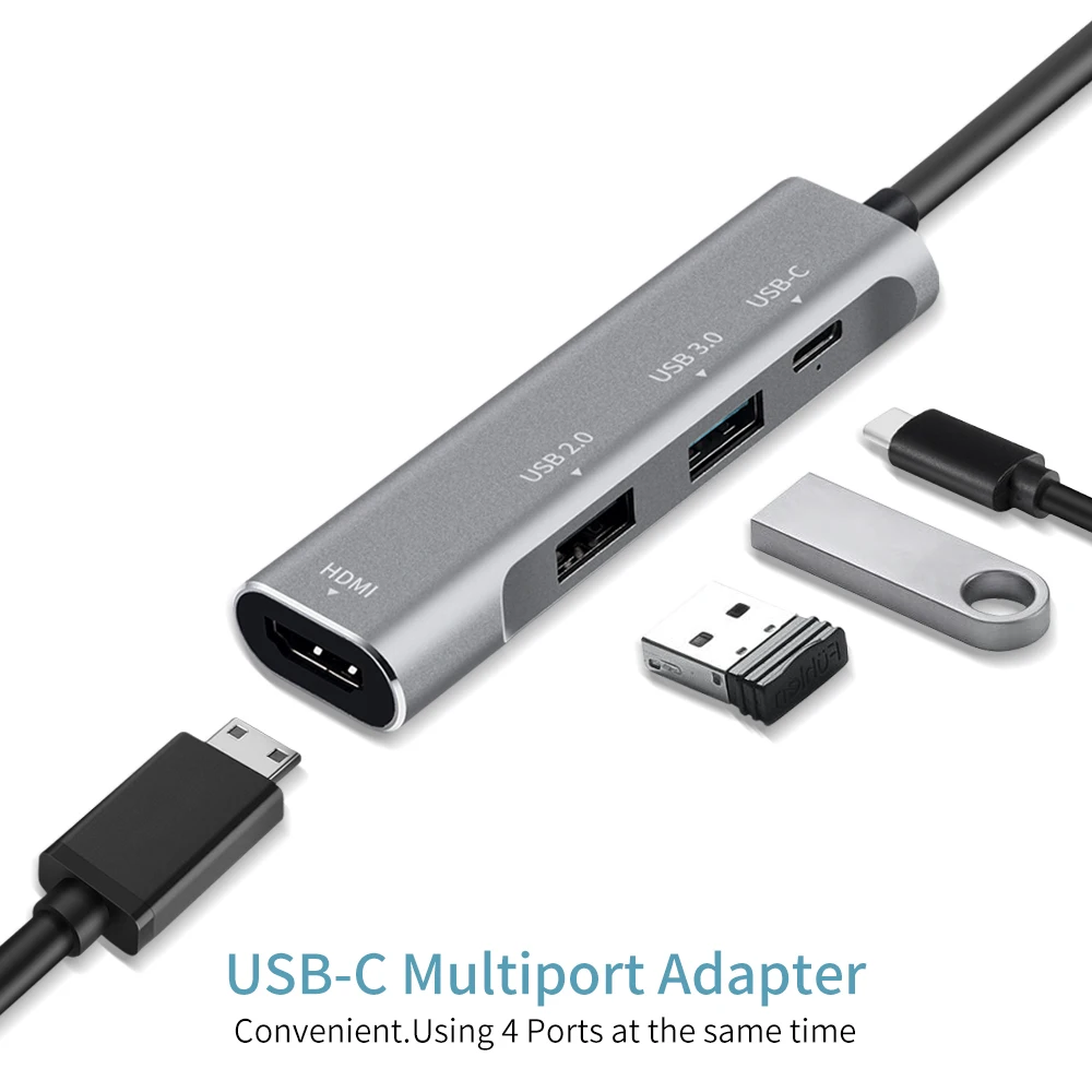 Usb type C type-C концентратор для HDMI 4K USB 3,0 2,0 Thunderbolt 3 адаптер Dex станция для MacBook pro samsung Galaxy Note 8 S8 S9