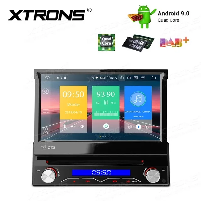 Универсальный мультимедийный плеер 1 Din с радио 7 ''Android 9 0 Автомобильный Wi Fi OBD2