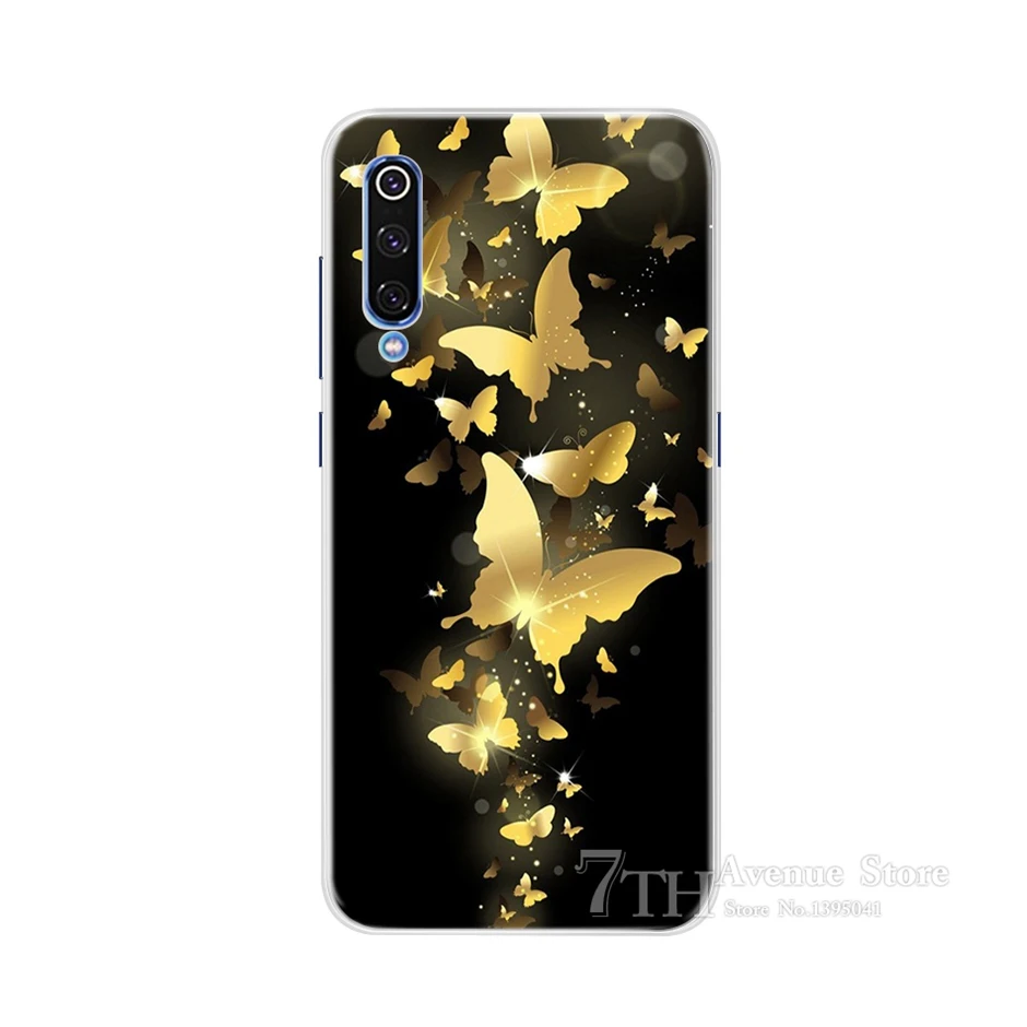Мягкий силиконовый чехол для Xiaomi Mi 9 Модный узор мягкий из ТПУ телефона Mi9 Snapdragon 855