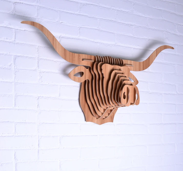 Африканский буйвол декора глава стены бык голова искусства высокое качество 3D
