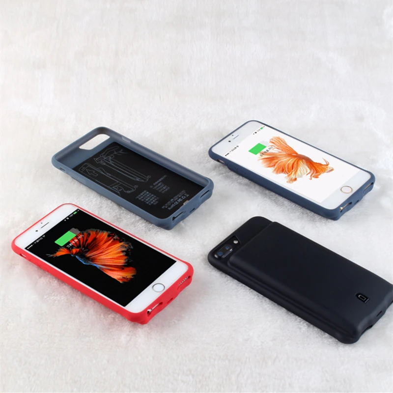 ZKFYS 7000 mAh портативное зарядное устройство большой емкости чехол для iPhone 6 6 S Plus Ультра тонкое быстрое зарядное устройство крышка батареи