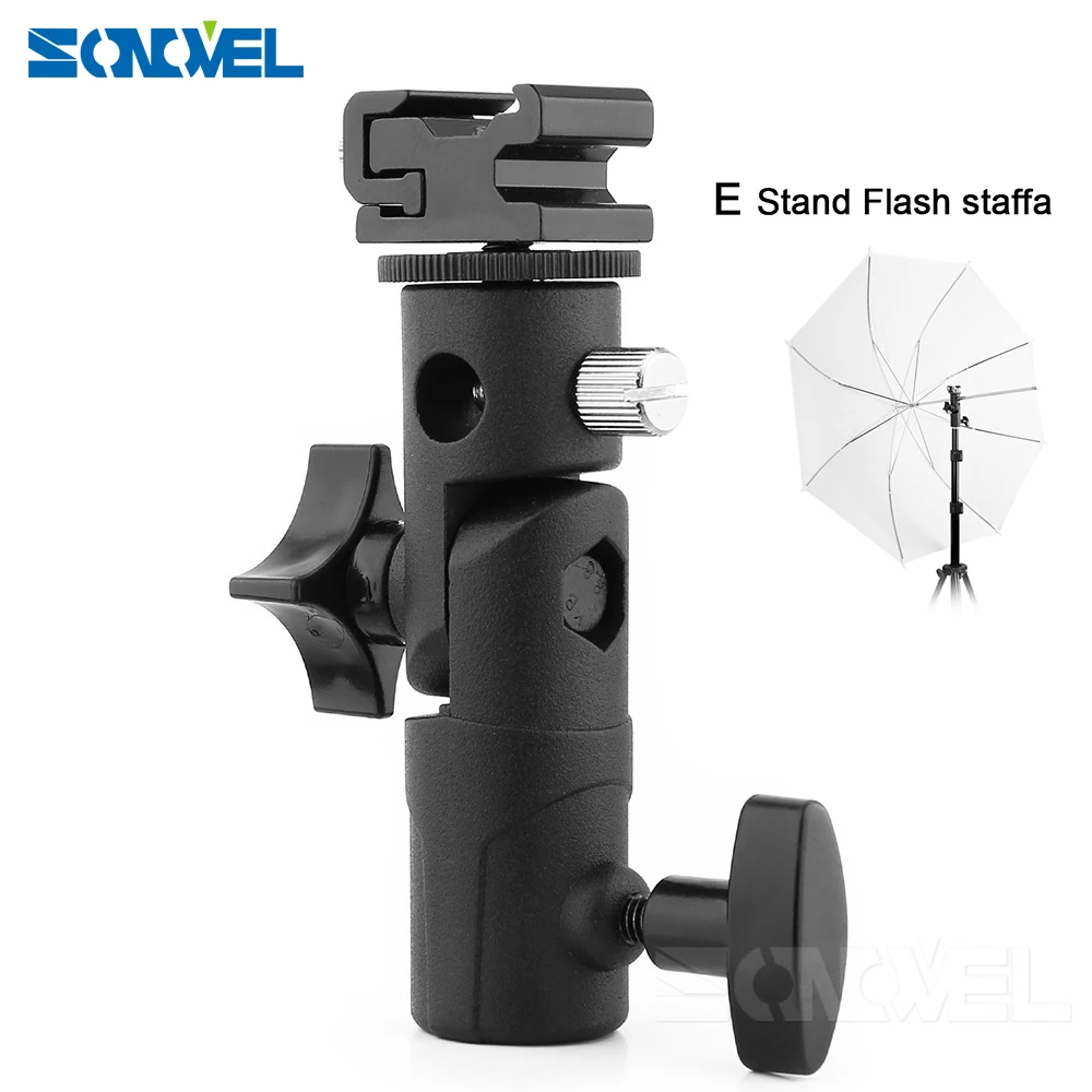 Держатель для вспышки Горячий башмак Кронштейн студийной поворотный кронштейн