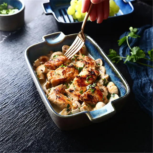 Японский Лапша Чаша плиты Еда супы десерт риса Керамика тарелки для барбекю