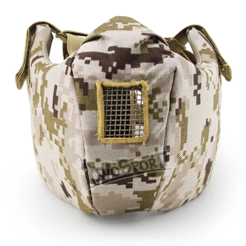 WoSporT Sinairsoft Военная Тактическая V5 модульная 1000D Cordura Защита рта полумаска для лица