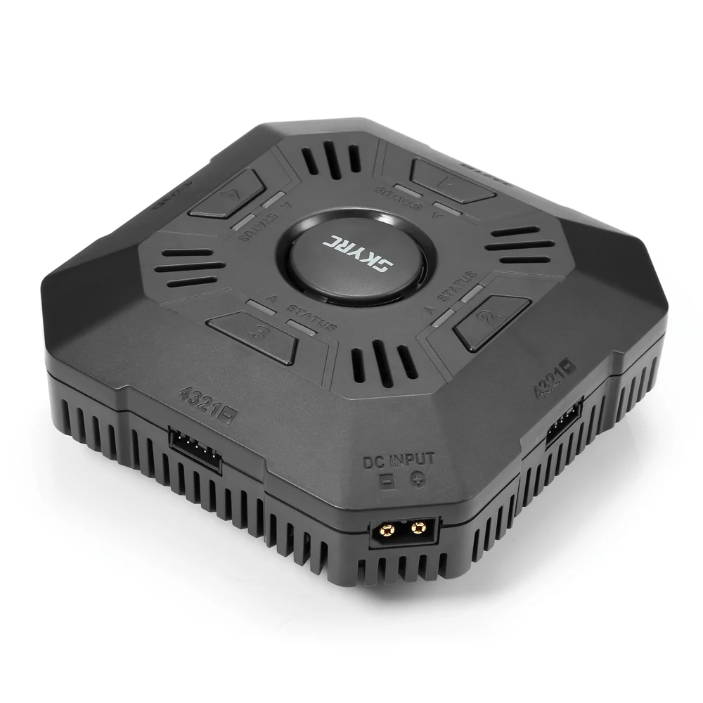Original SKYRC E4Q 4 Channel DC Multi Charger Independent Ports Balance For 2-4S LiPo Battery 2A 3A 5A Adjustable | Электроника