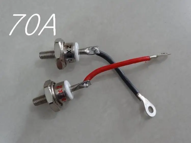 Бесплатная доставка ZX70 12 70A Выпрямитель Диод с проводом костюм для любого | Отзывы и видеообзор -32701181206