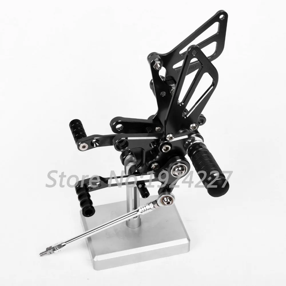 CNC подножки Rearsets задние наборы для Suzuki GSXR 1300 GSXR1300 Hayabusa 2009 2015 Мотоцикл Регулируемый