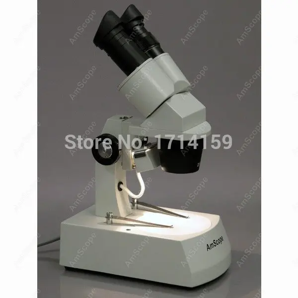 Student School Microscope-AmScope Supplies 20X-40X-80X Stereo Dissecting Microscope with 1.3MP USB Camera SE306-AZ-E1 | Инструменты