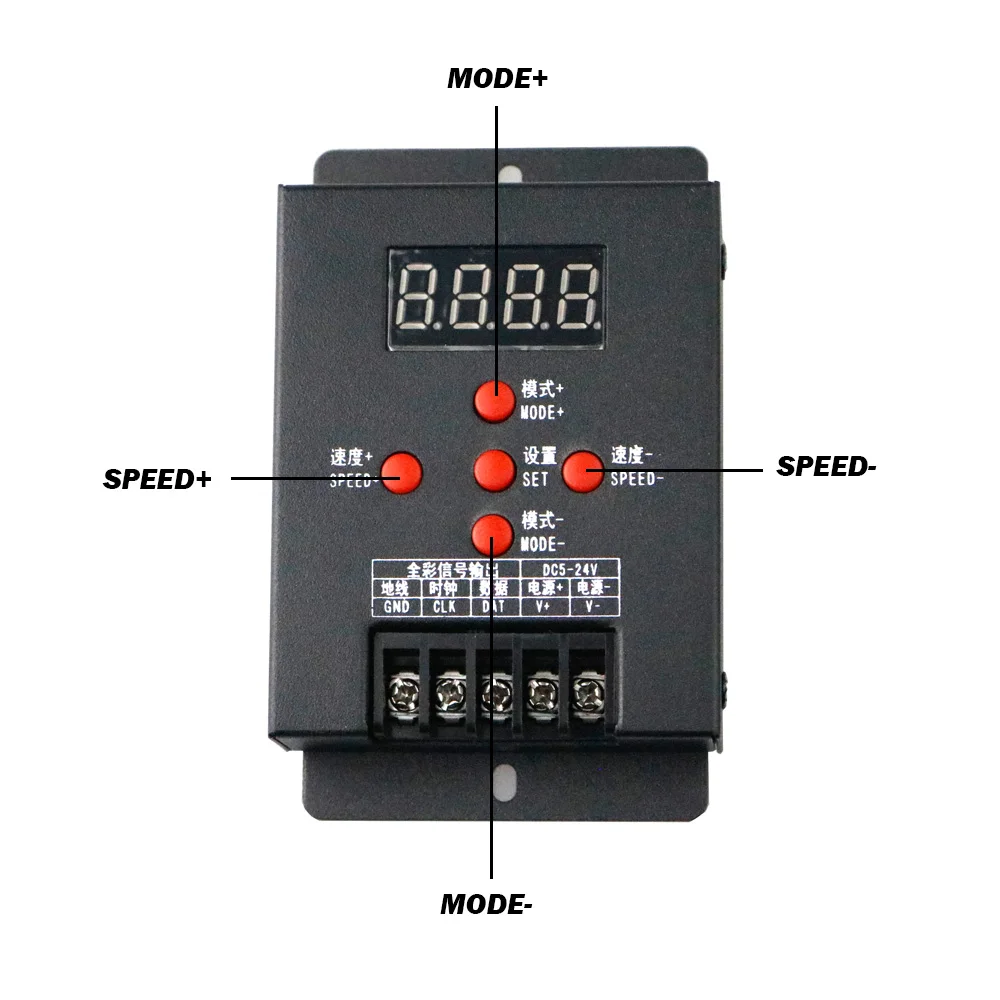 Светодиодный пиксельный Контроллер освещения контроллер IC RF для WS2812 WS2801 SK6812 WS2813B