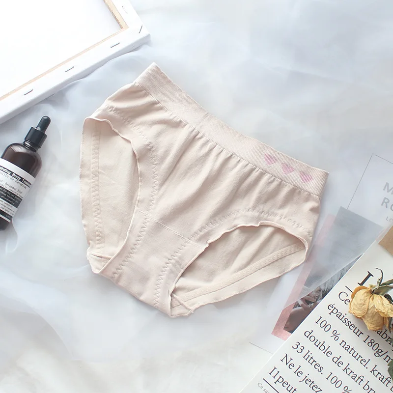 milk tea brown SP& CITY, французское модальное нижнее белье с рюшами, бесшовное, милое, розовое, с сердечками по бокам, женские, милые, сексуальные трусики для девушек, Прозрачное нижнее белье - Цвет: milk tea brown