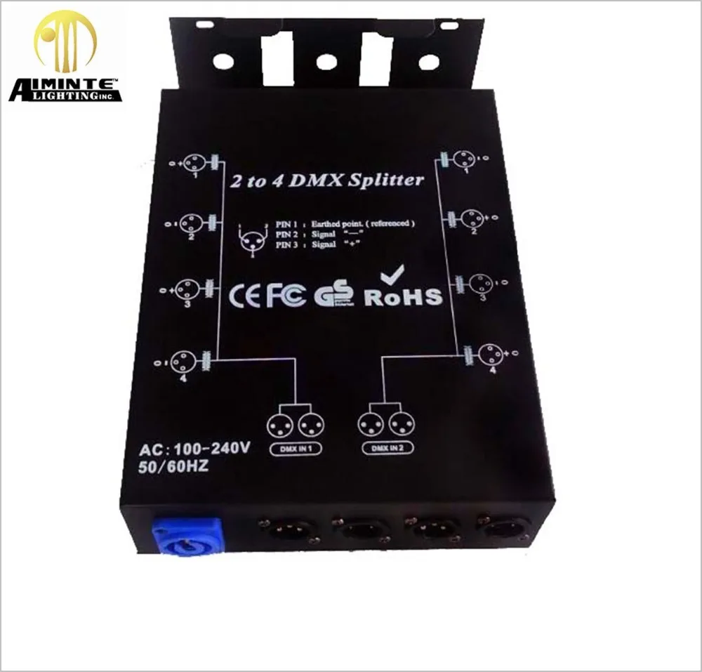 8ch DMX сплиттер профессиональное сценическое освещение Замена DMX512 сигнальный