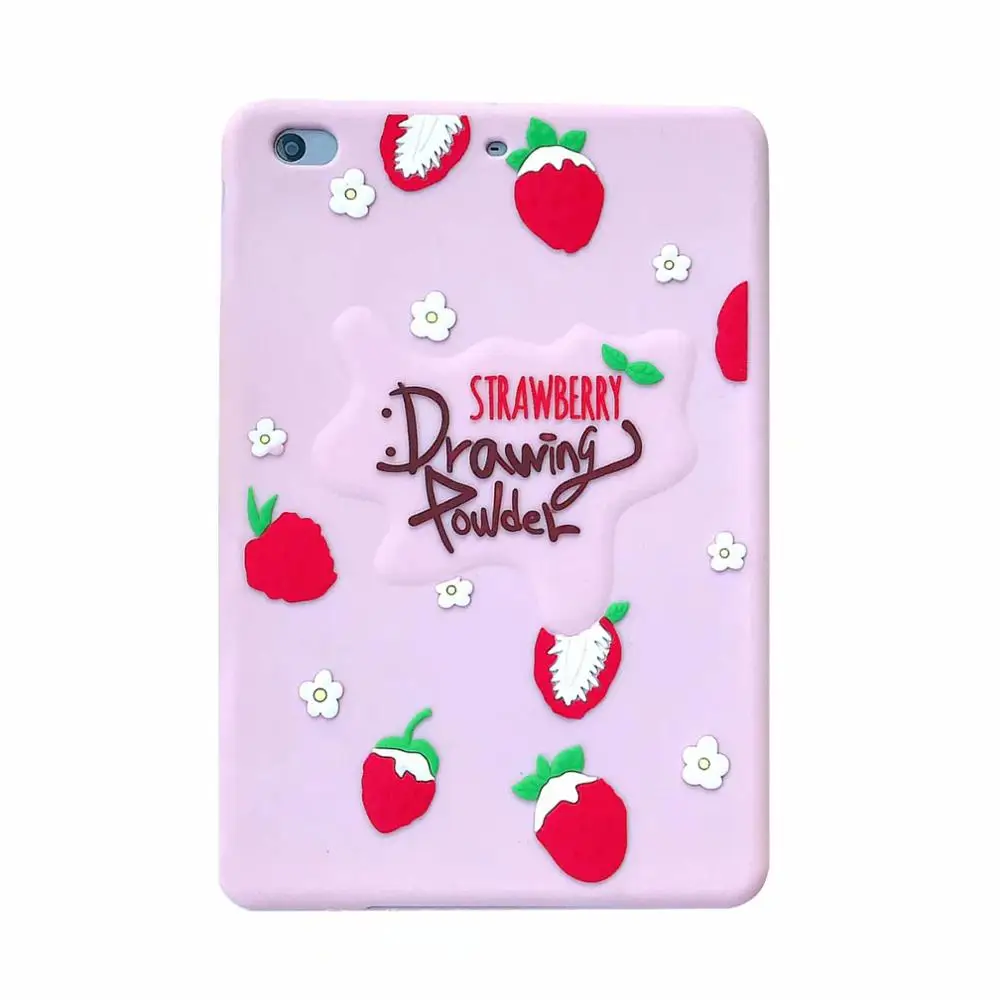 For ipad 9.7 2017 Малыш лимон, Клубника противоударный чехол для iPad 9,7 Pro 9,7 10,5 Air 2 iPad 2/3/4, 5, 6, мини-платье, на возраст 1, 2, 3, 4, силиконовый чехол для планшета - Цвет: For ipad 9.7 2017