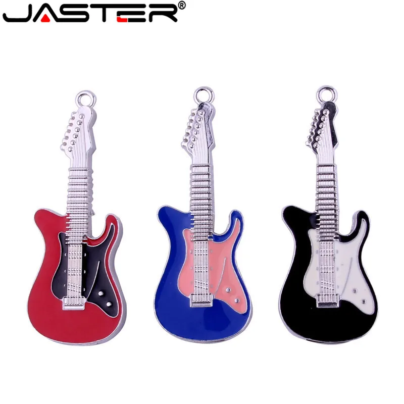 Металлический флеш накопитель JASTER в гитарном стиле 3 цвета usb 2 0 4 ГБ 8 16 32 64 ГБ|USB