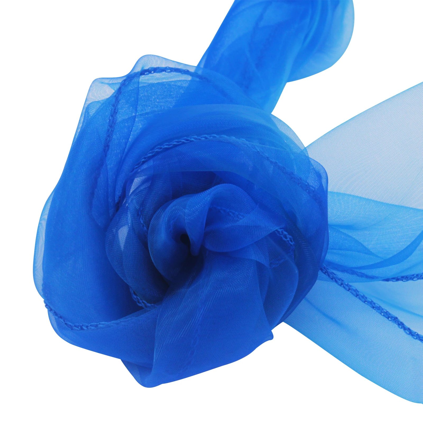 Royal blue 18 см* 275 см, для свадеб и мероприятий, органза, пояс для стула, бант, чехол, сделай сам, украшения для стульев, домашний текстиль - Цвет: Royal blue