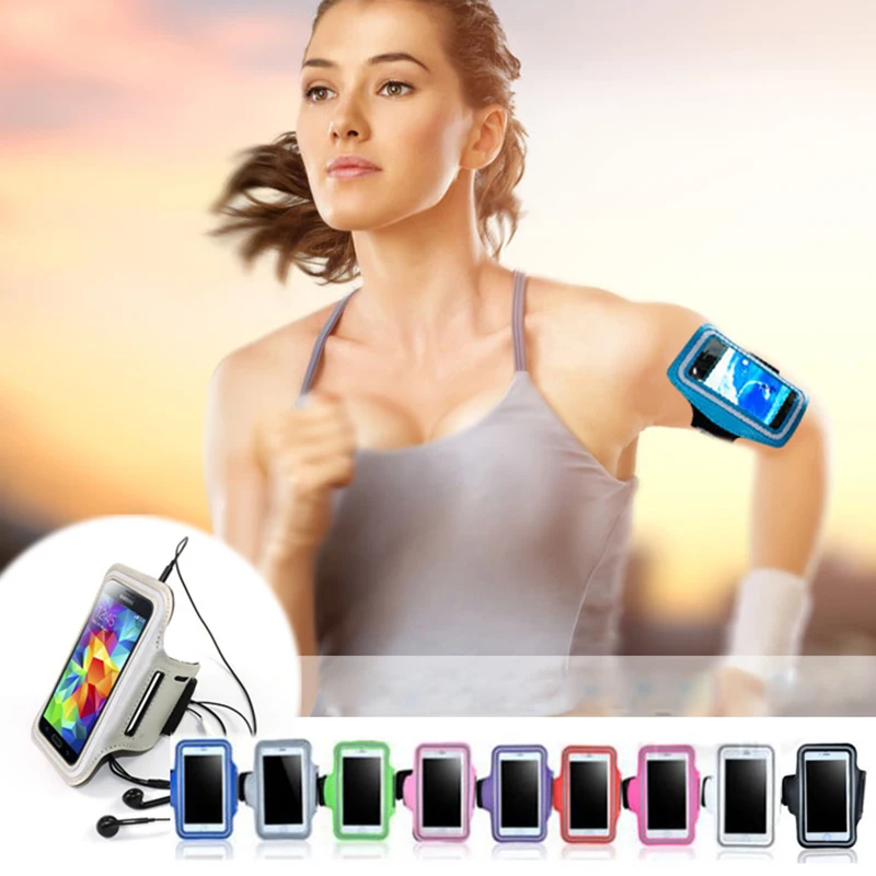 Спортивный наручный чехол Обложка для iPhone 6 7 8 Plus X Xr XS MAX samsung Galaxy S8 S9 5
