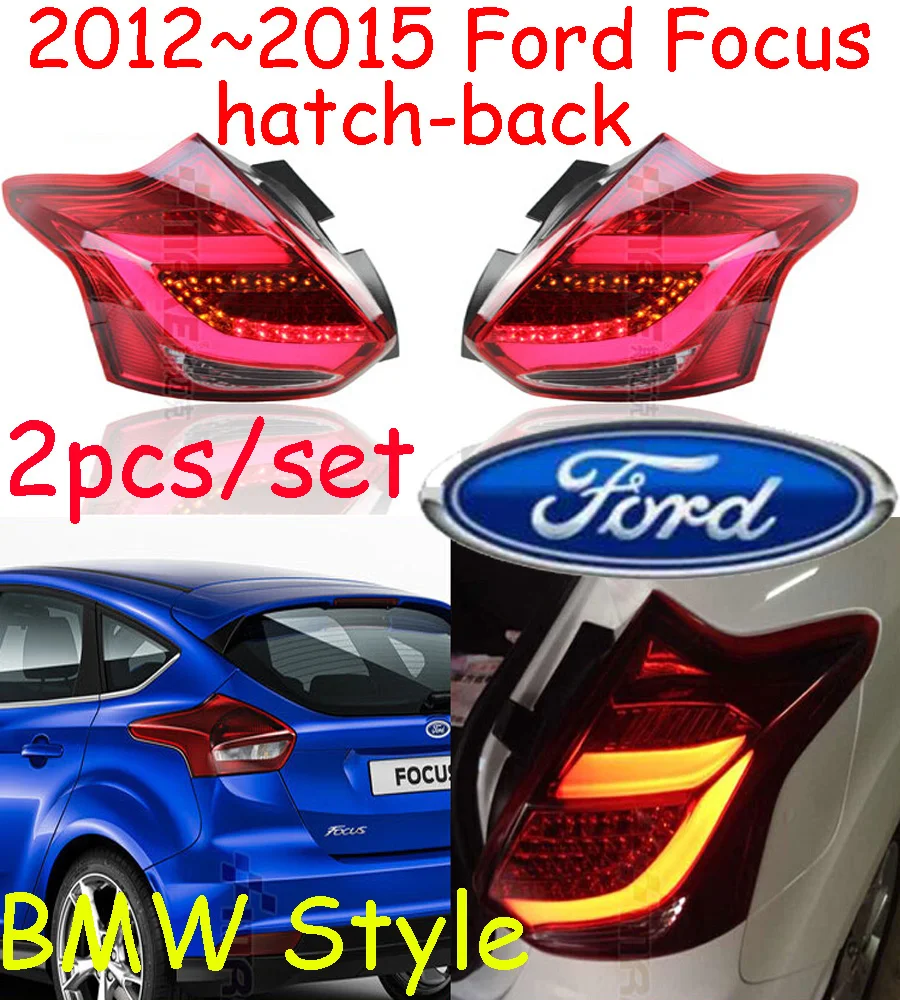 2012 ~ 2014 год хвост светильник для Ford Focus автомобильные аксессуары светодиодный DRL