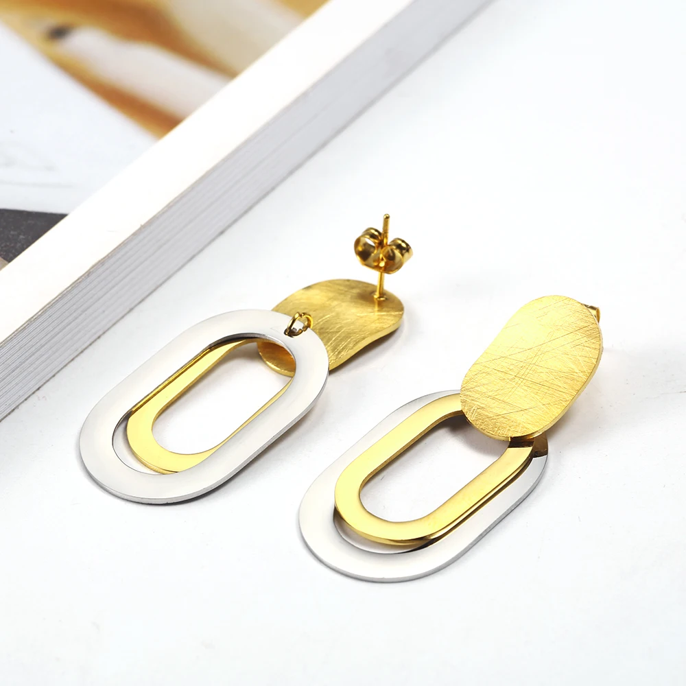 Женские серьги подвески XUANHUA ювелирные изделия из нержавеющей стали