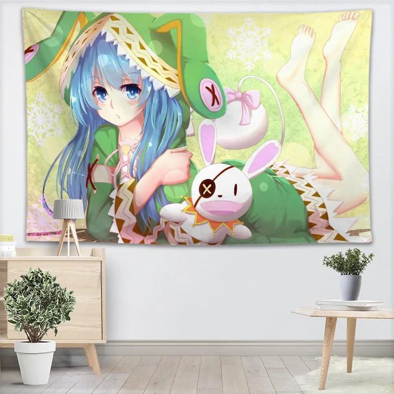 Настенный Гобелен Date A Live украшение для детской комнаты туристическая палатка
