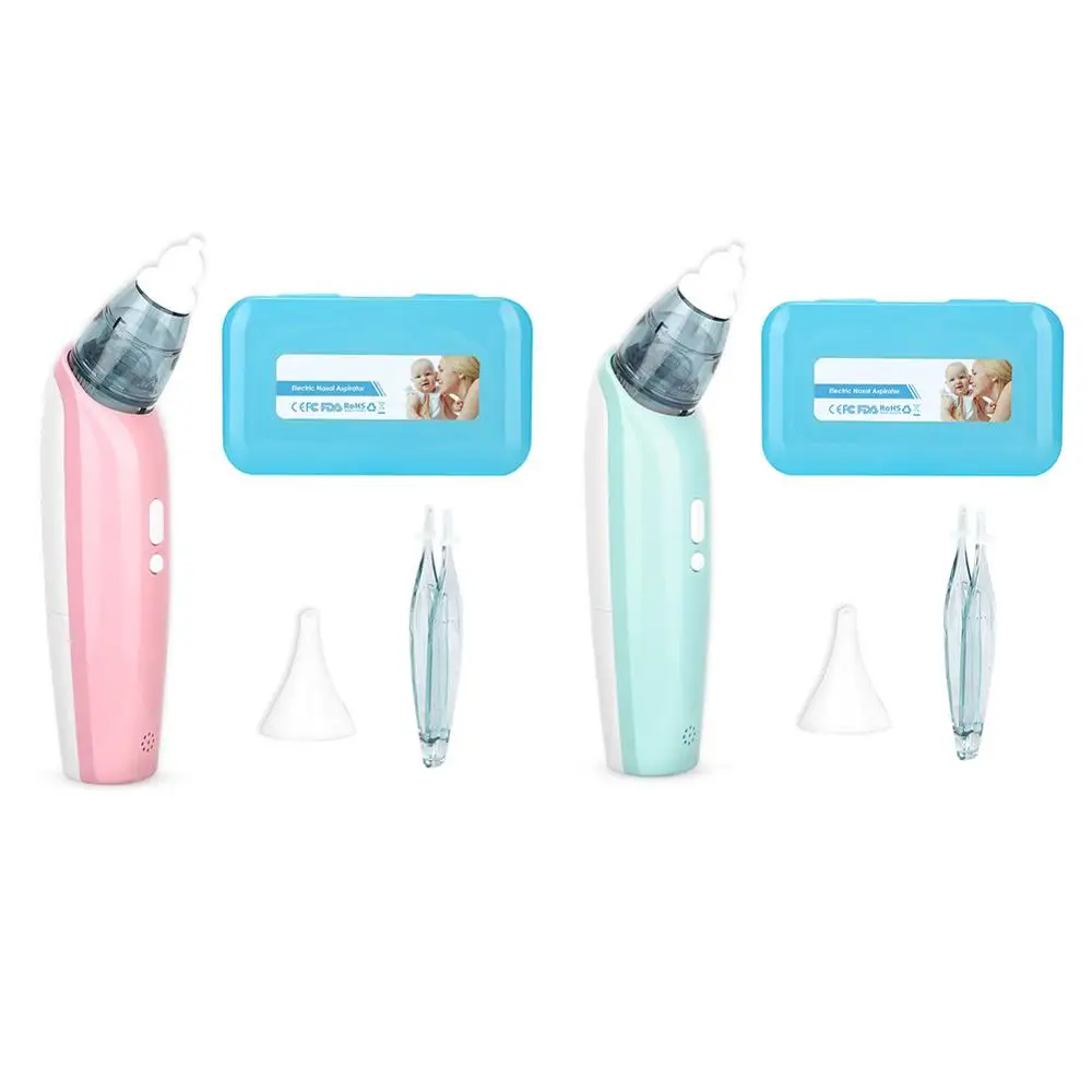 Детский Назальный аспиратор с 2 размерами наконечников для носа и оральных сосок