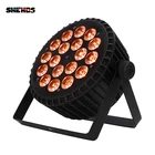 Светодиодный прожектор из алюминиевого сплава, 18x12 Вт, 4 светодиодный 1, DMX512, освещение для дискотеки, профессиональное сценическое оборудование для диджея