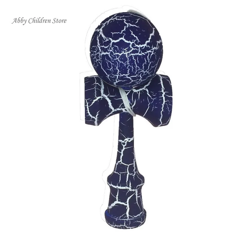 Abbyfrank 25 см полная трещина Jumbo Профессиональный Kendama деревянная игрушка большого размера Kendama мячик для жонглирования игра для игрушка для детей и взрослых подарок