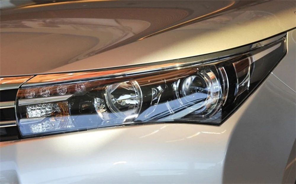 Для Toyota Corolla прозрачная Автомобильная фара с прозрачными линзами